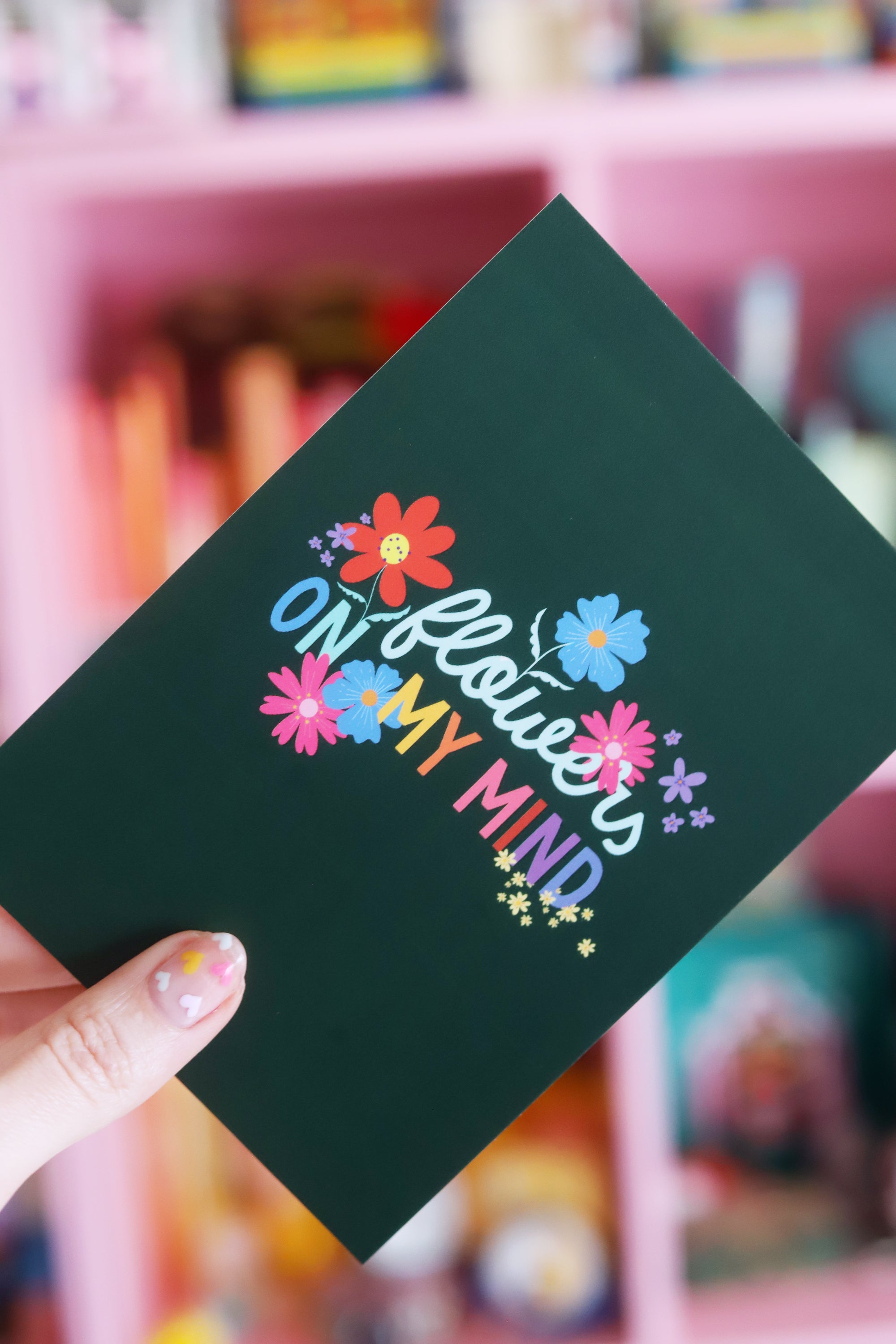 Carte postale Flower on my mind