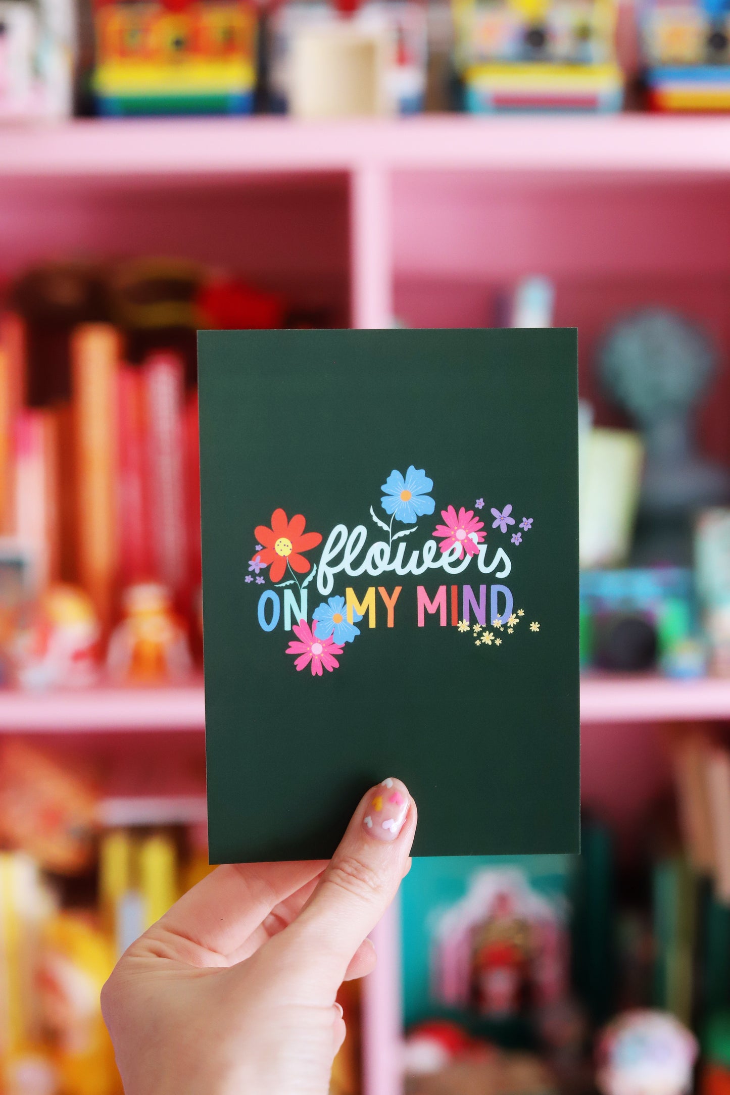 Carte postale Flower on my mind