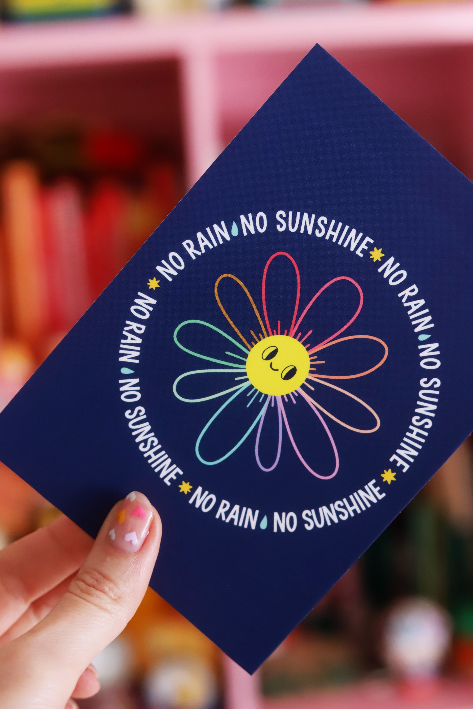 Carte postale No rain No sunshine