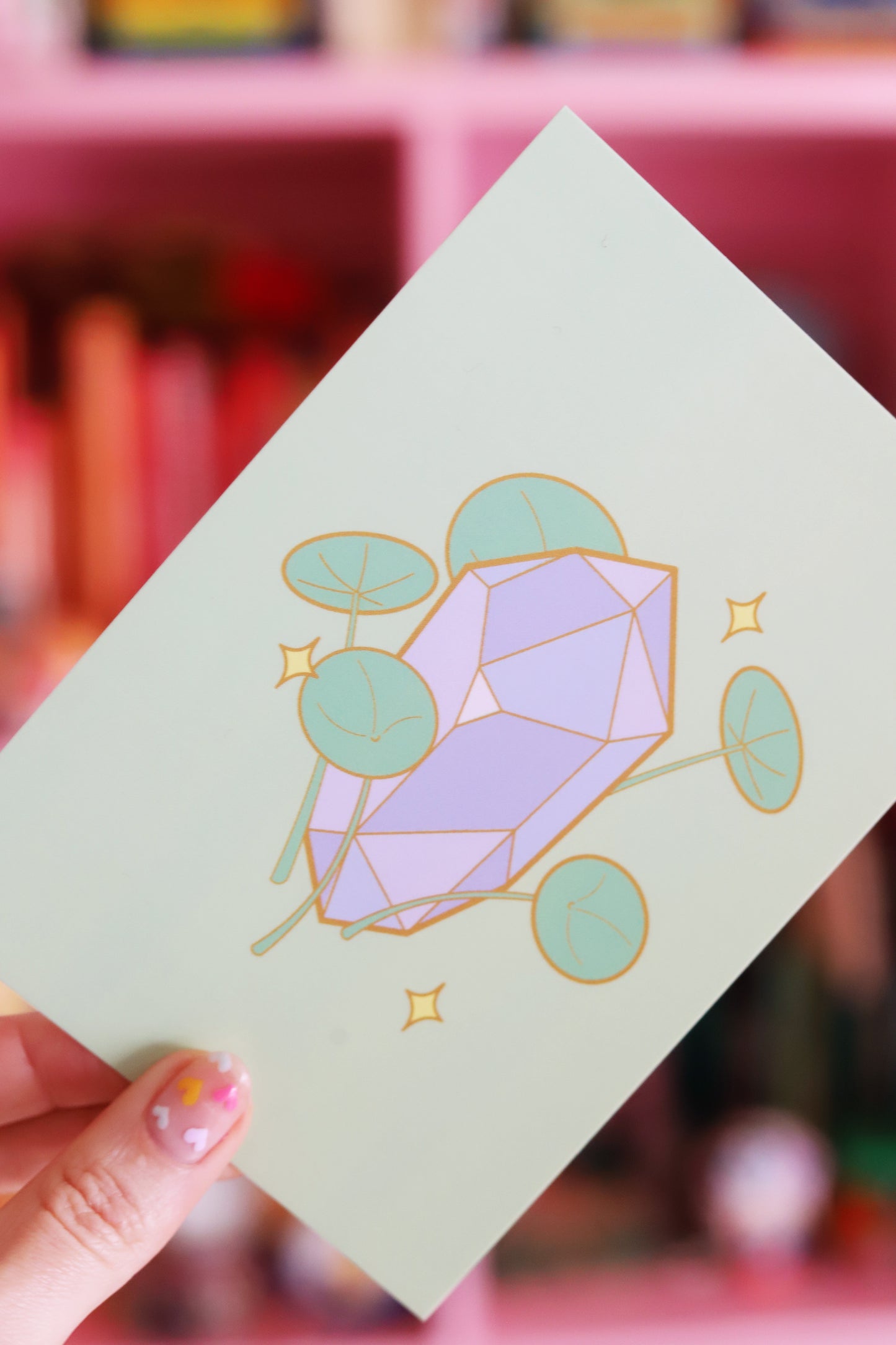 Carte postale pilea magique