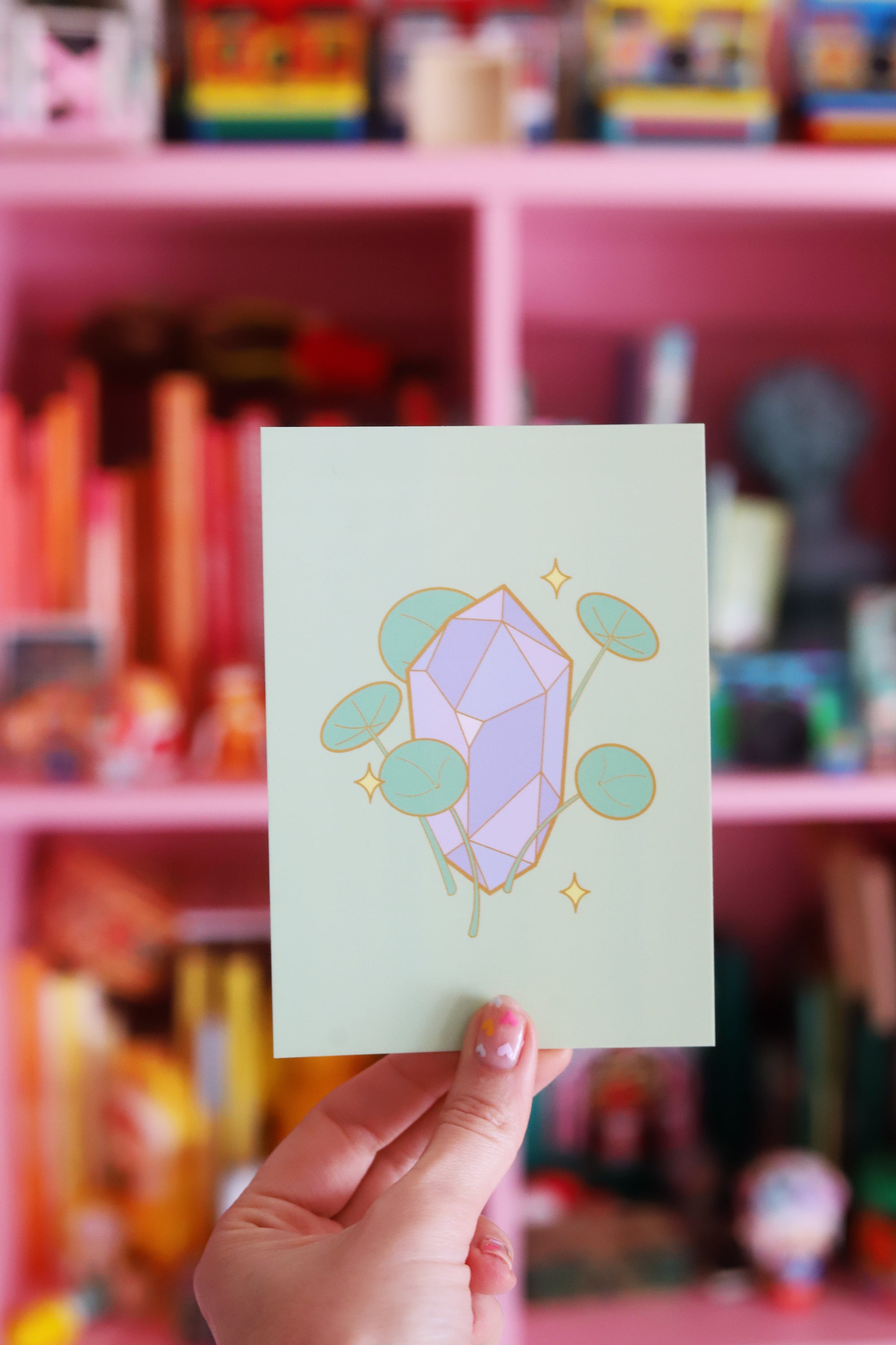 Carte postale pilea magique