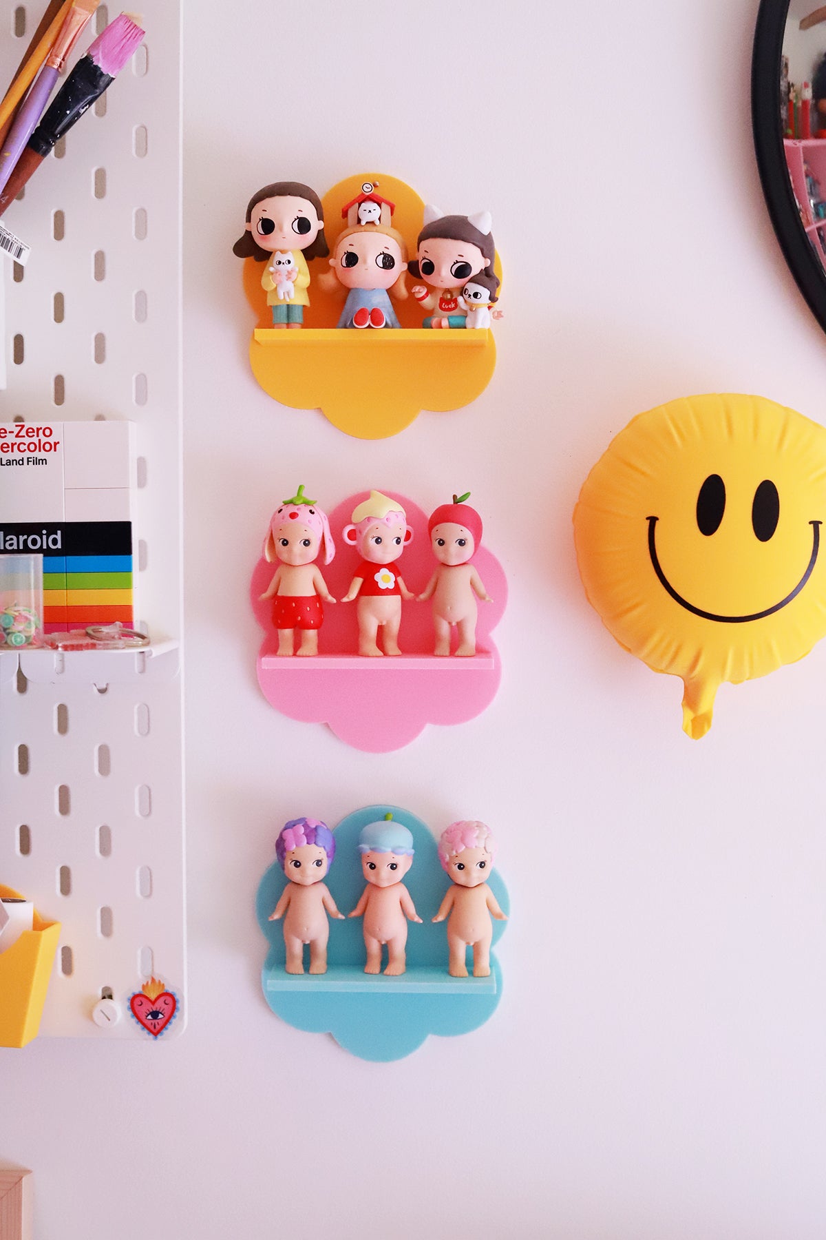 Étagère murale Fleur bleue – Précommande