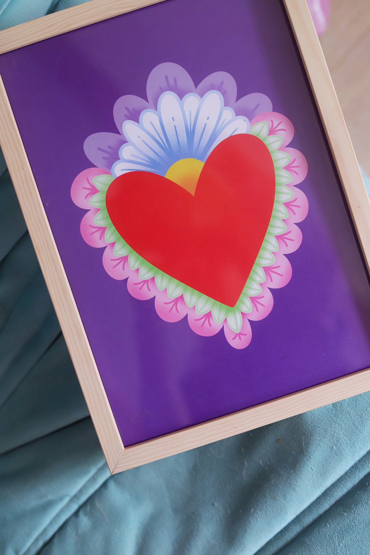 Affiche Ex-voto Marguerite – Illustration Poulette Magique