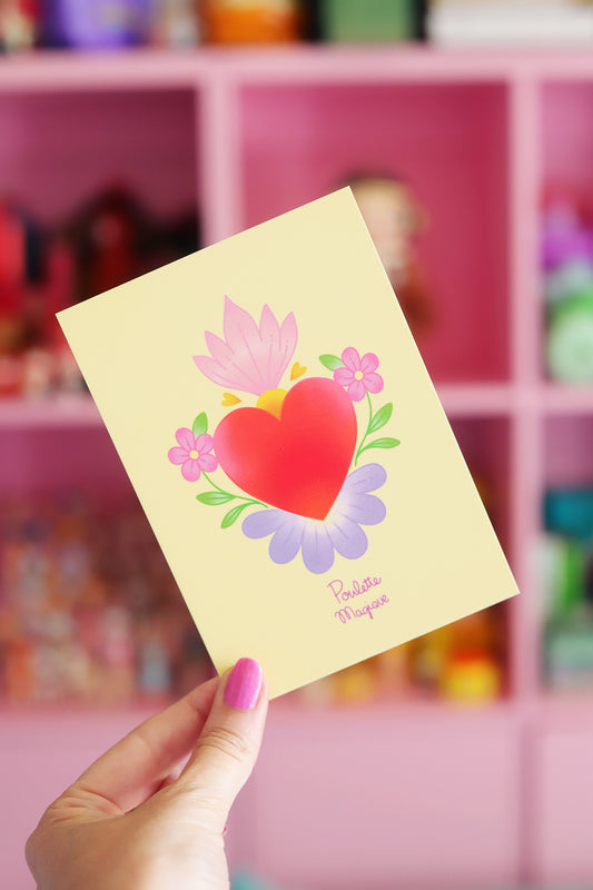 Carte postale Ex-voto flower