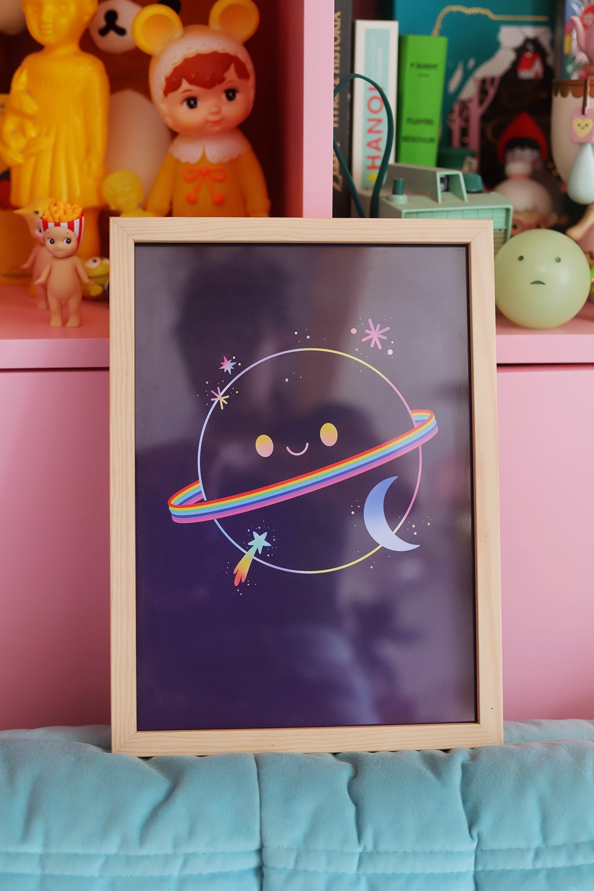 Affiche Galaxy – Univers cosmique par Poulette Magique