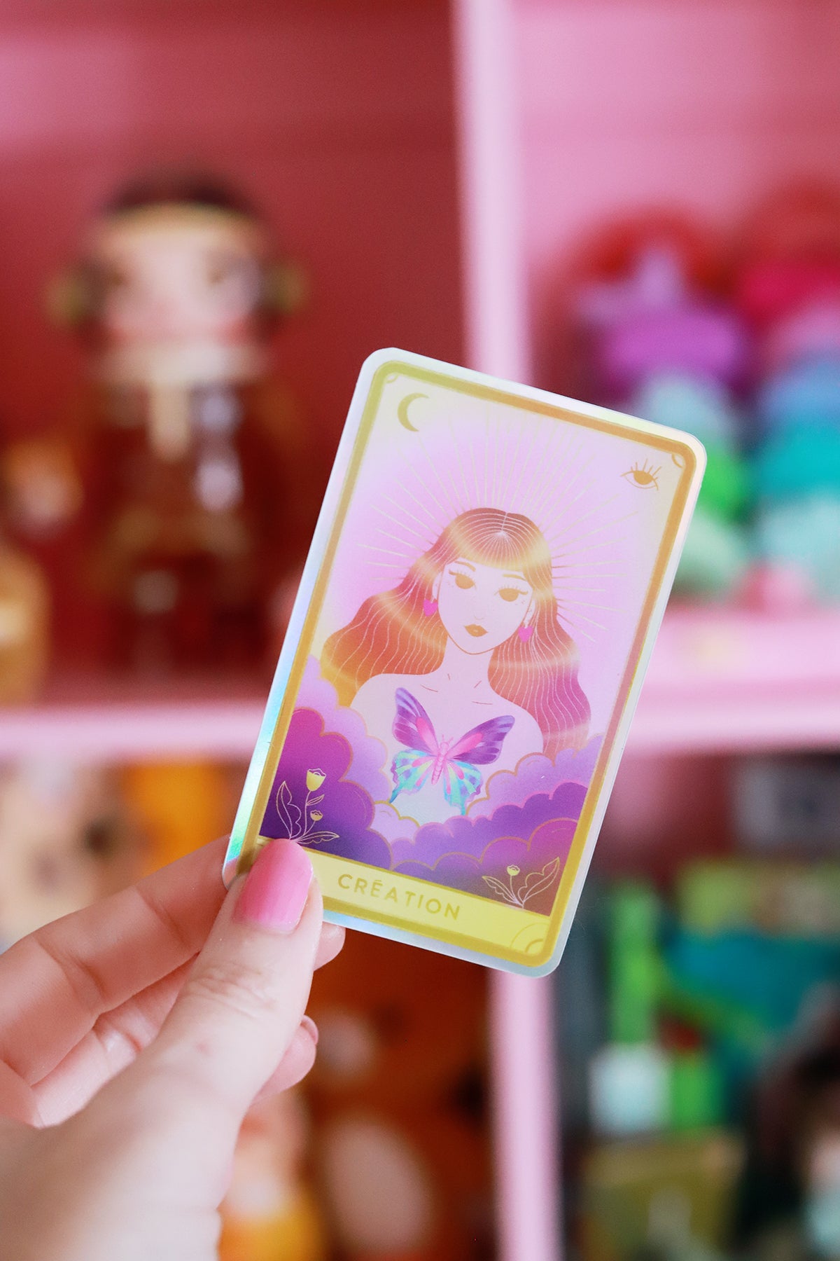 Sticker holographique Oracle