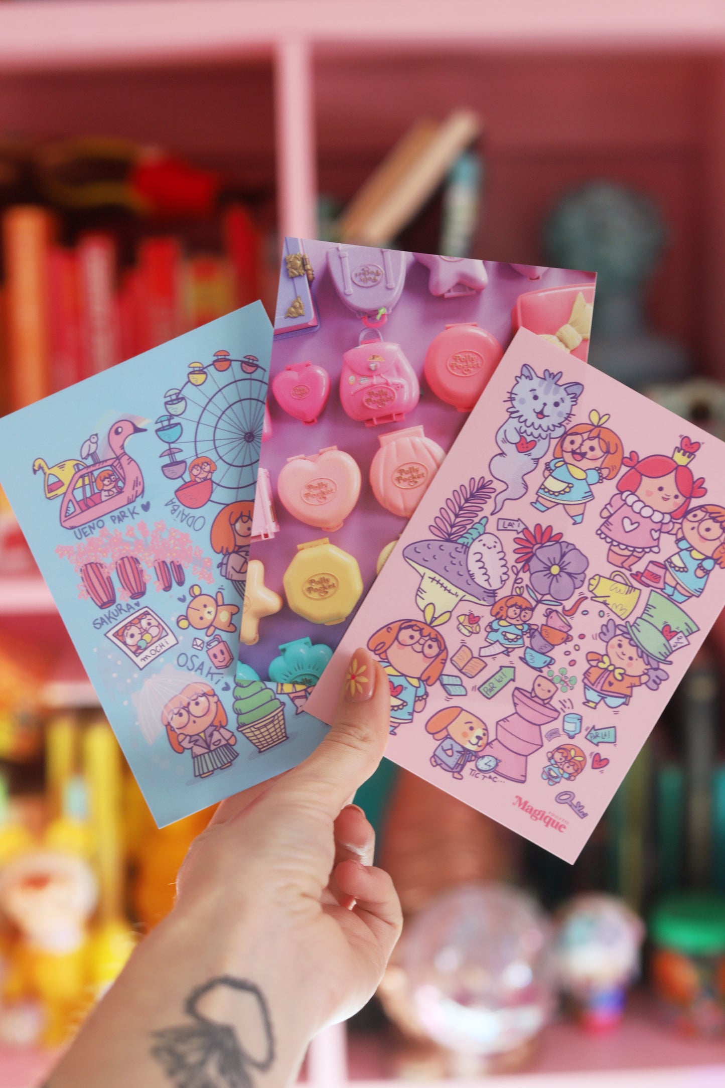 Lot de 3 Cartes Postales