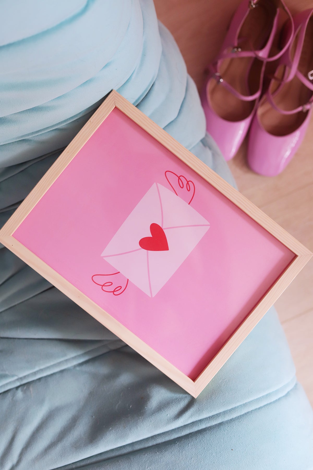 Affiche Love Newsletter – Illustration Poulette Magique