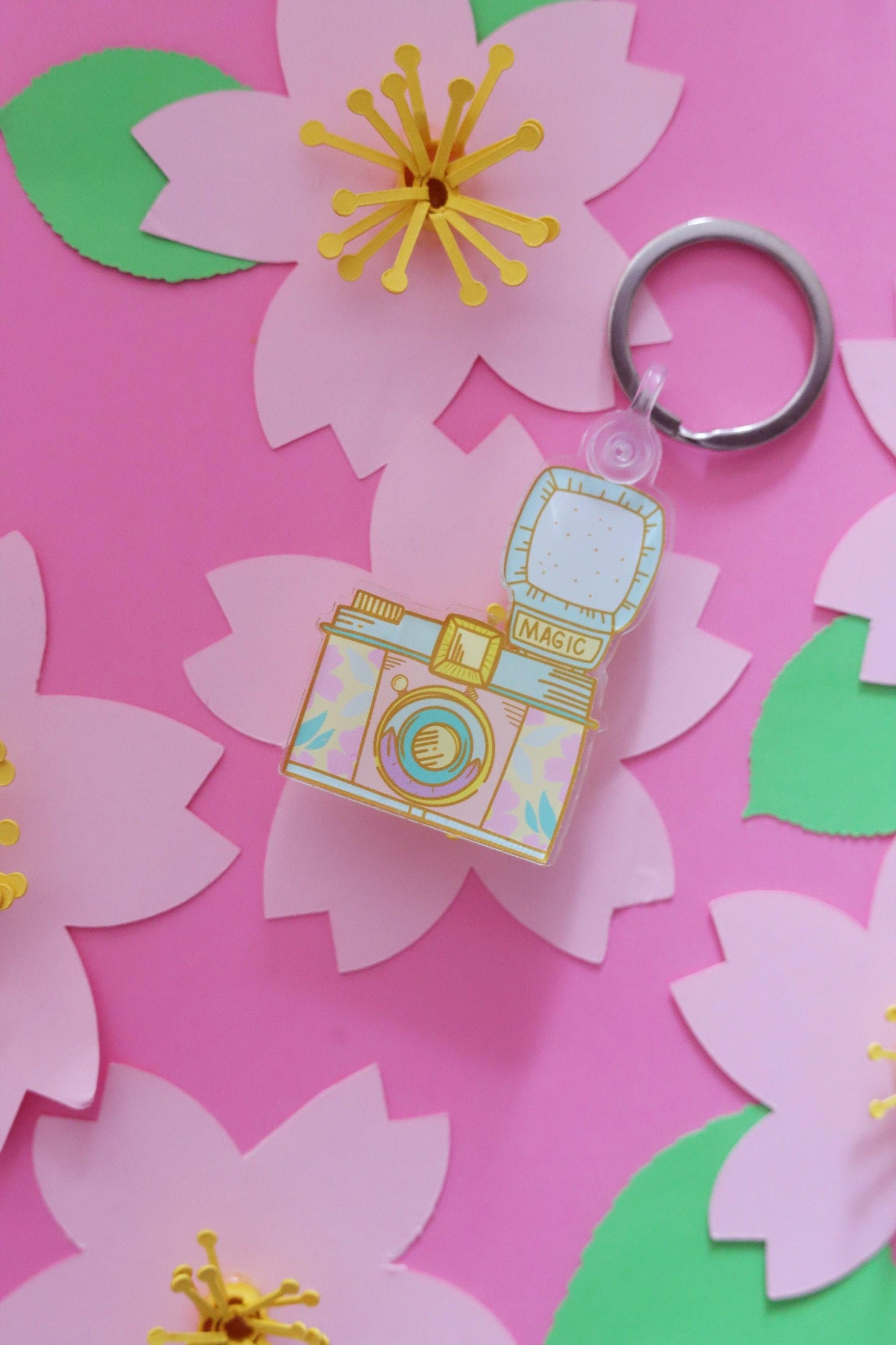 Porte-clés Appareil photo argentique