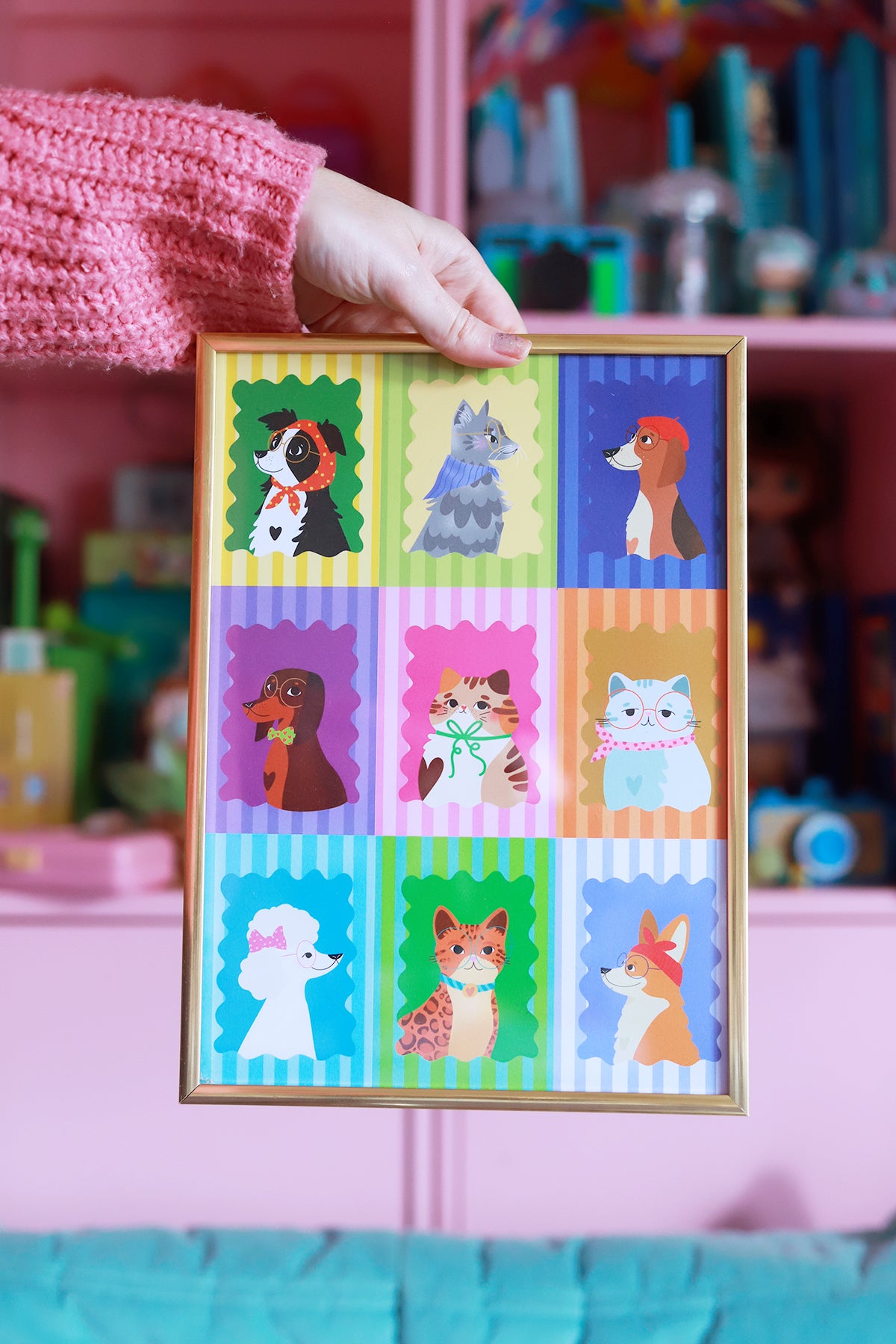 Affiche portrati de famille A4 / Kid collection