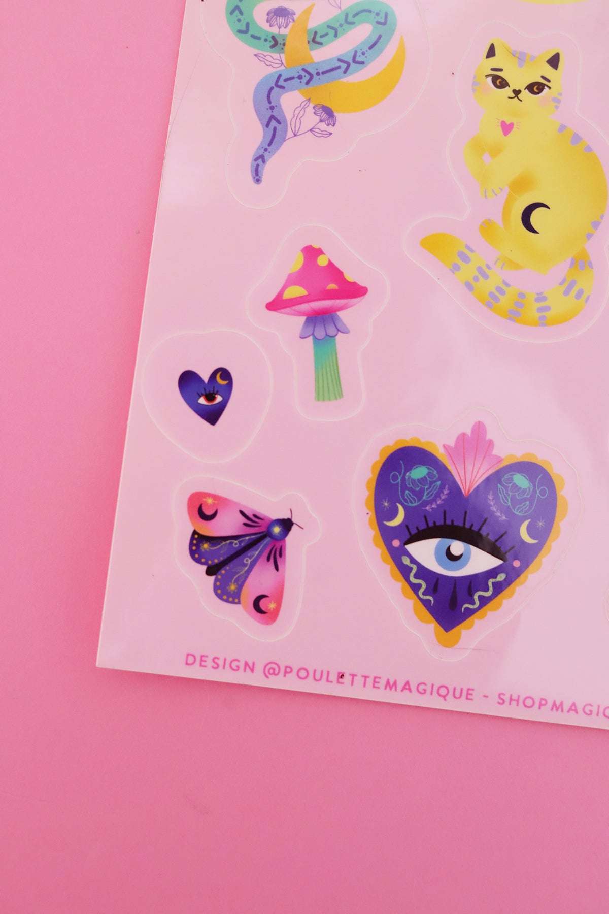 Planche de stickers Chatman Love