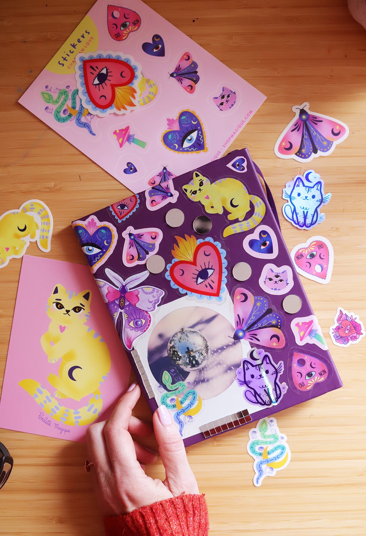 Kit de stickers "MAGIC" journaling