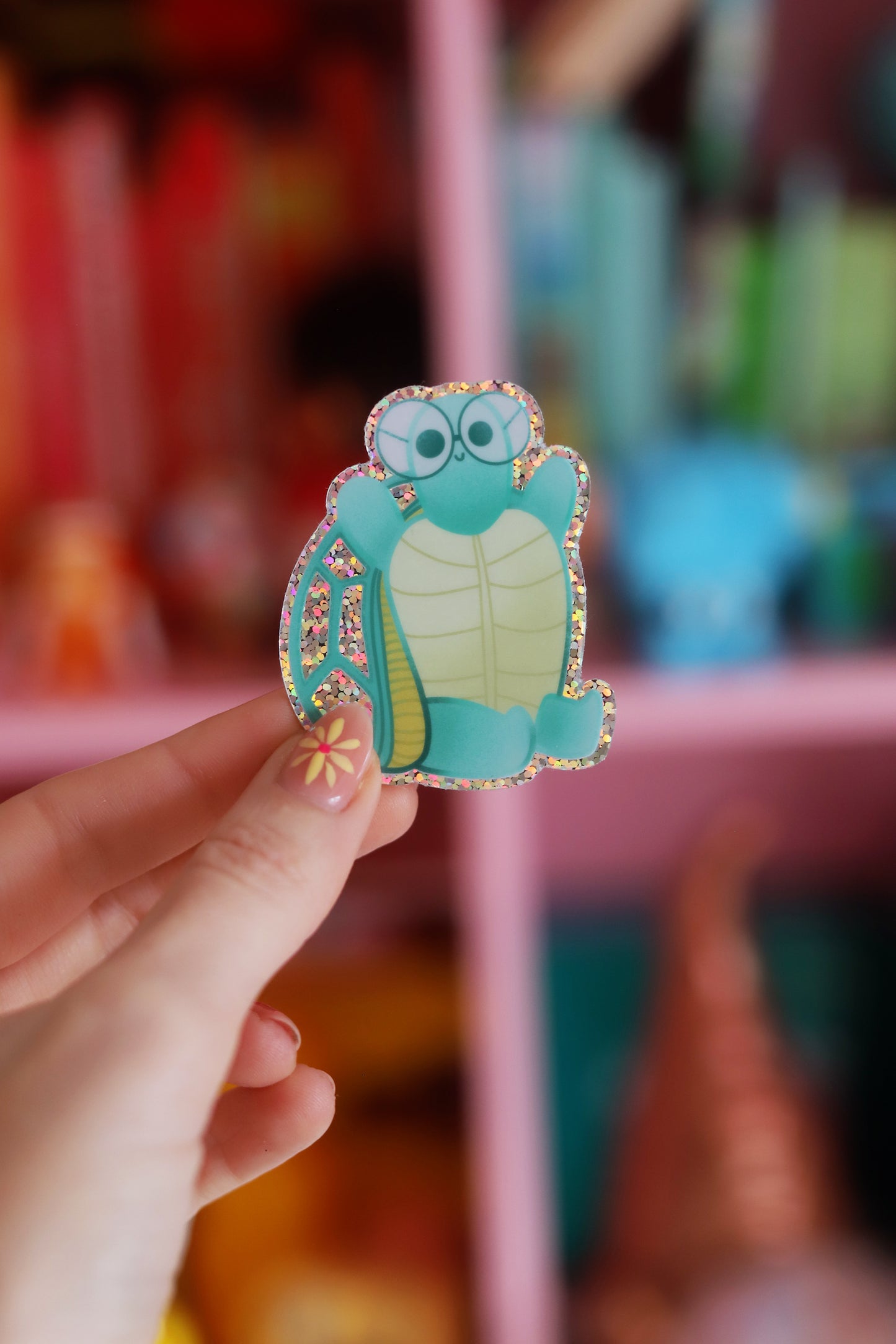 Stickers tortue magique