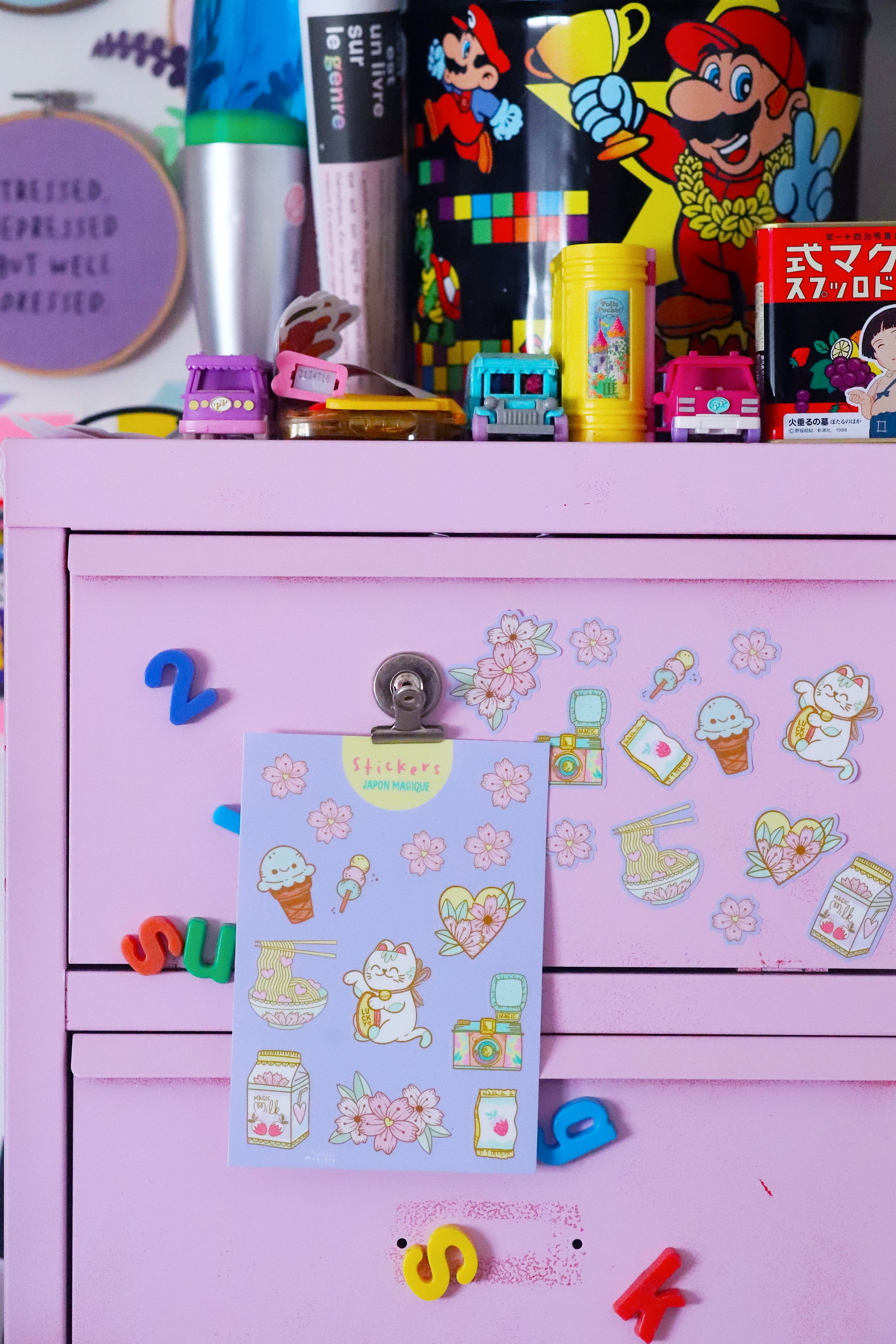 Planche de stickers Japon Magique