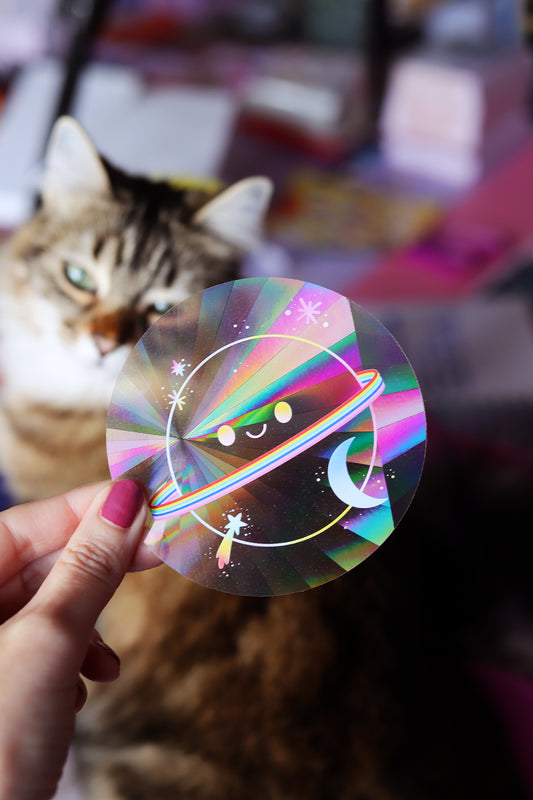 Sticker Suncatcher "Rainbow Galaxy" – Créateur d'arc-en-ciel