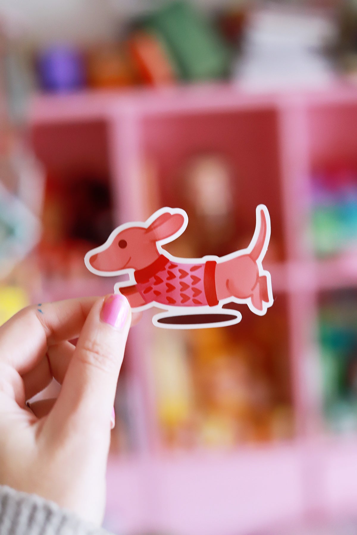 Sticker Transparent Teckel