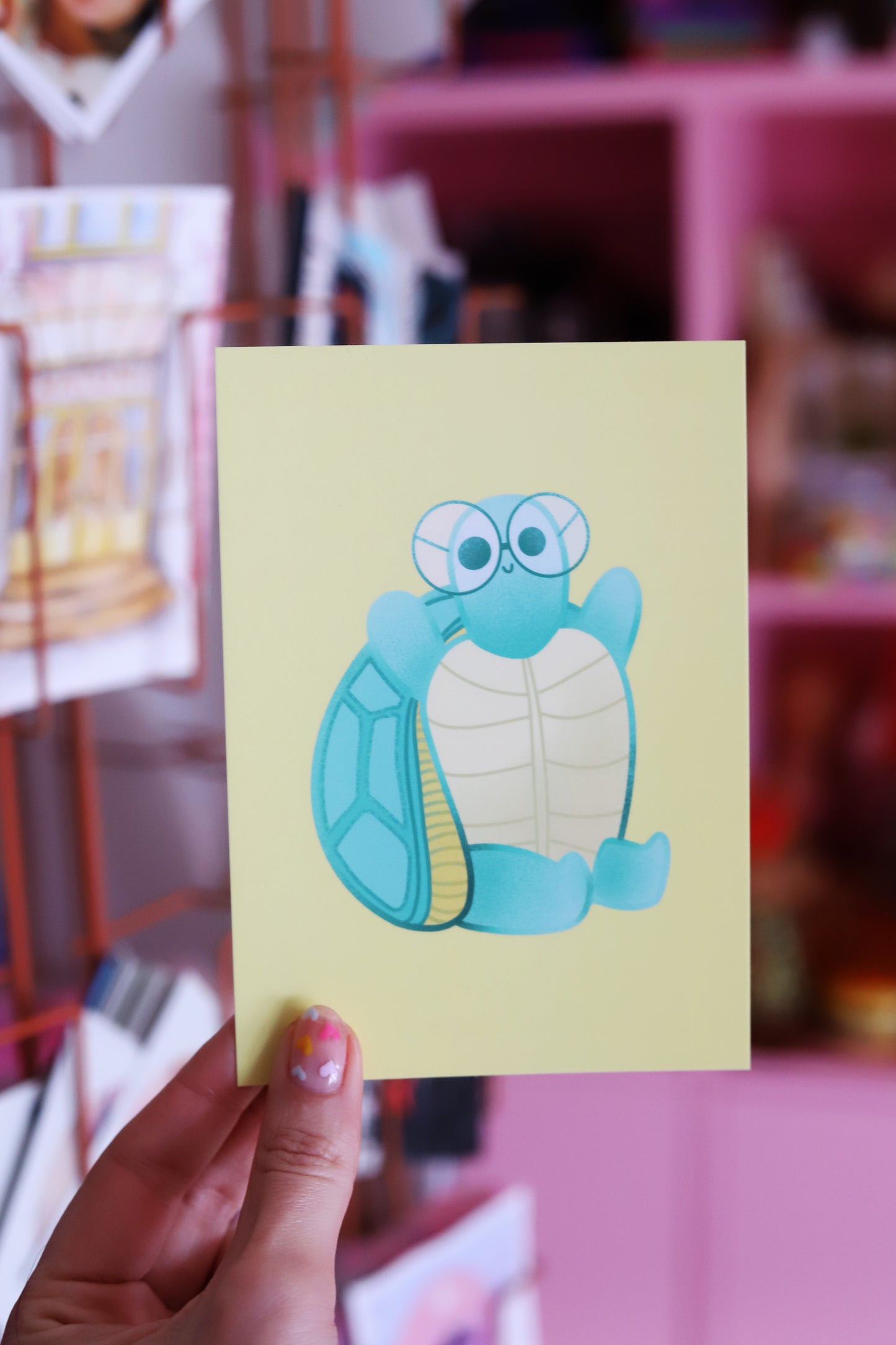 Carte postale tortue