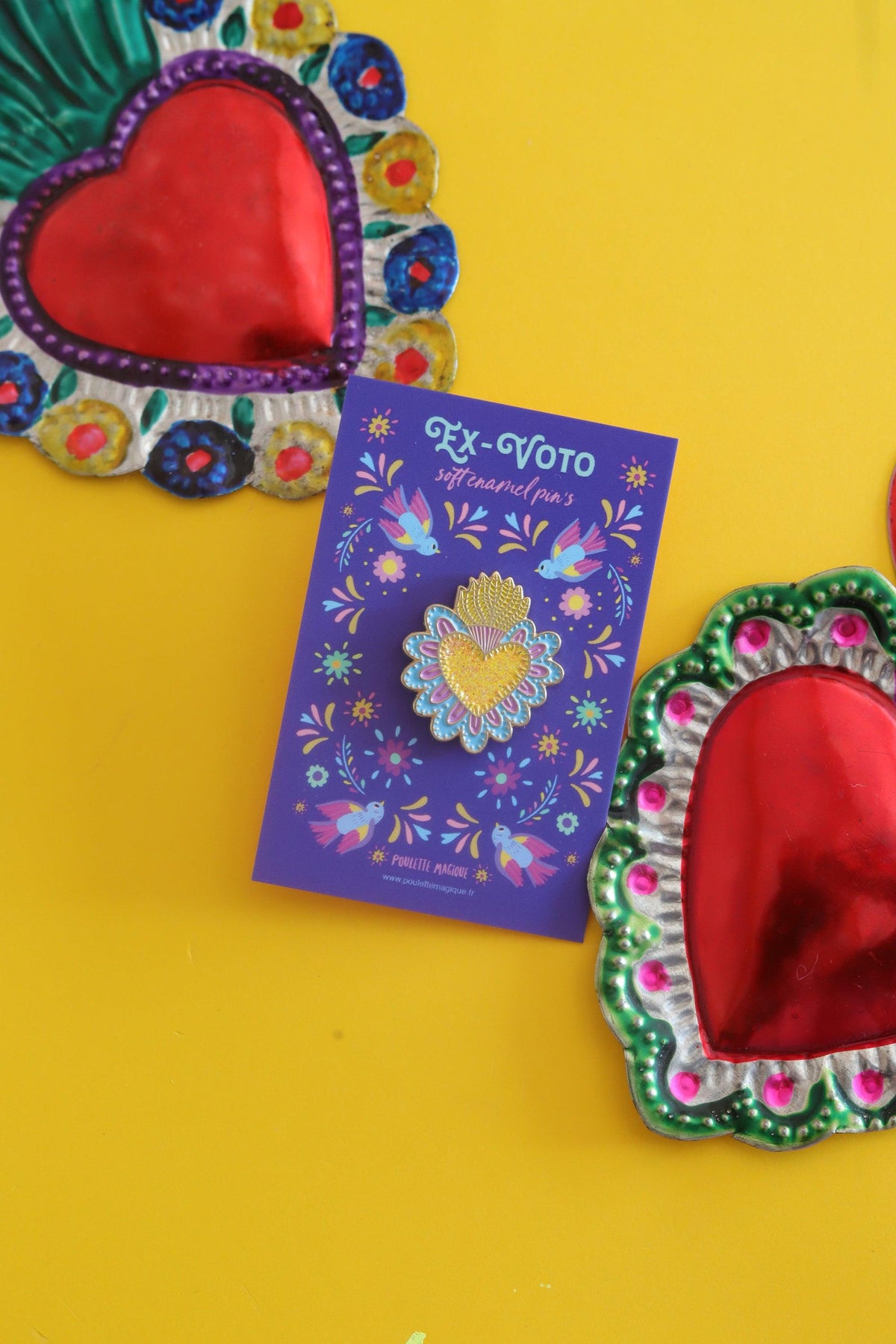 Pin's ex-voto pastel - Shop Magique