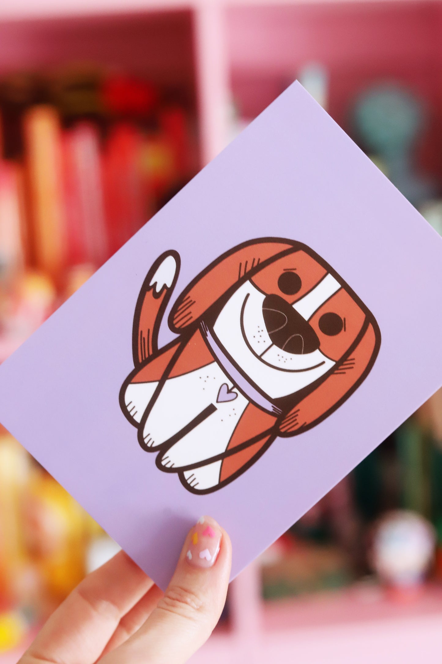 Carte postale beagle