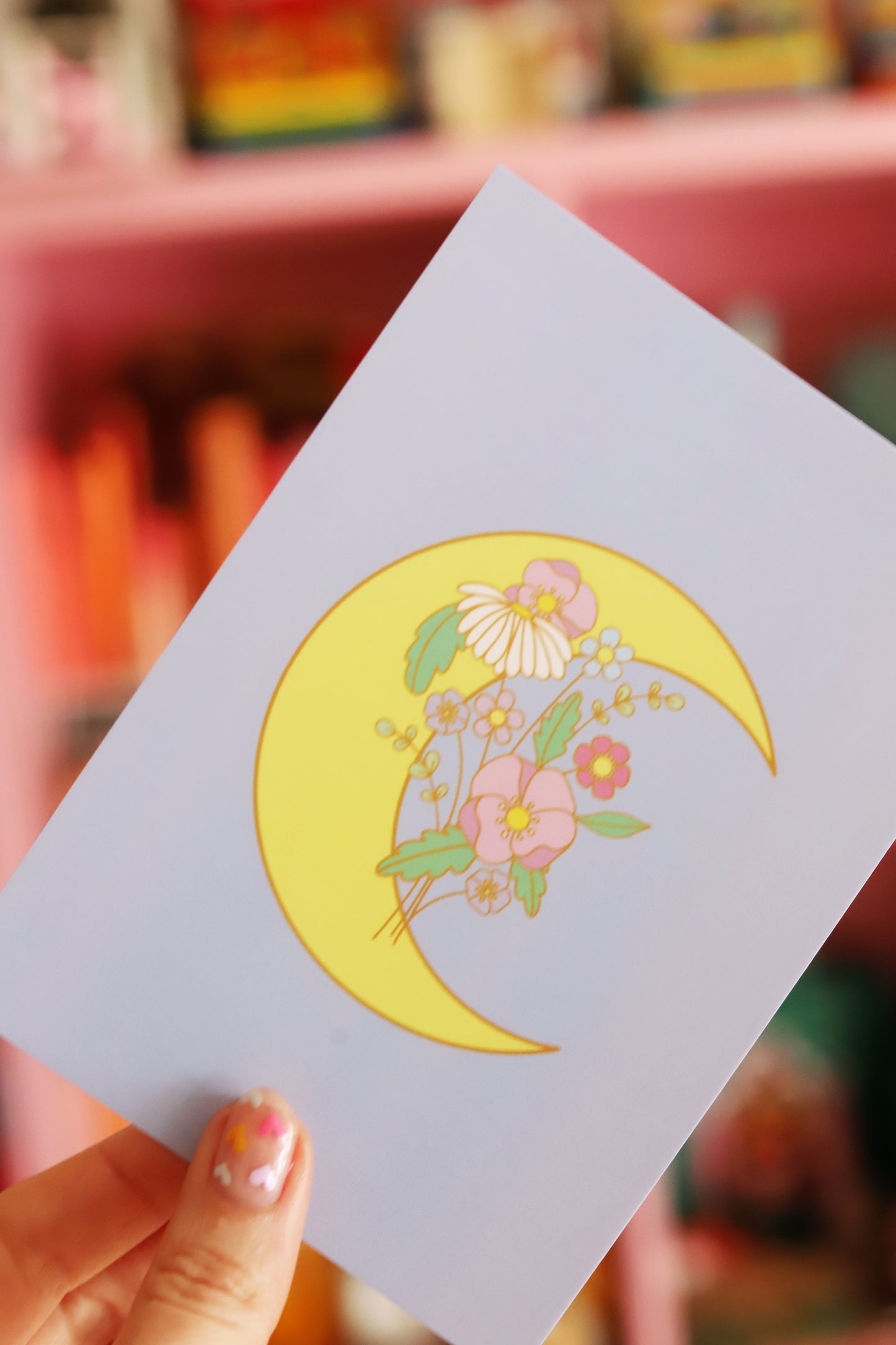 Carte postale flower moon