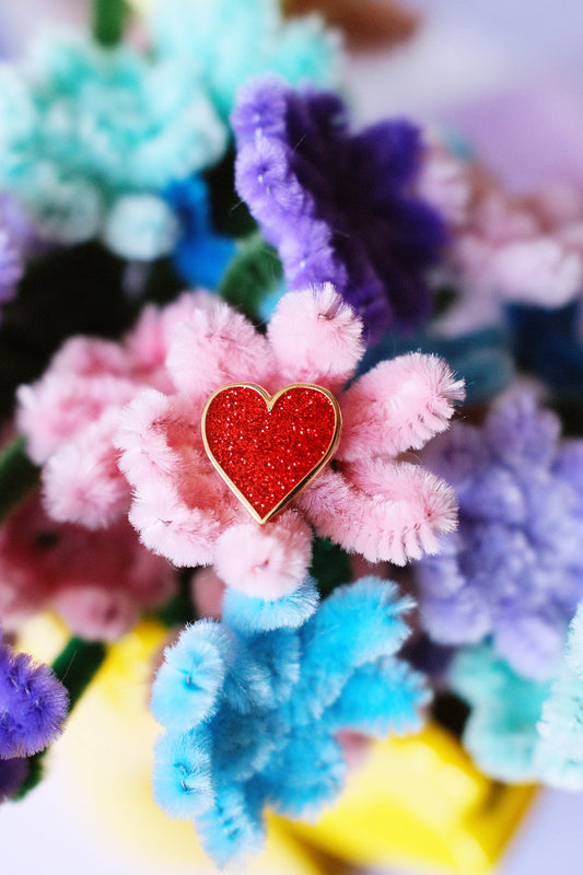 pin’s cœur rouge