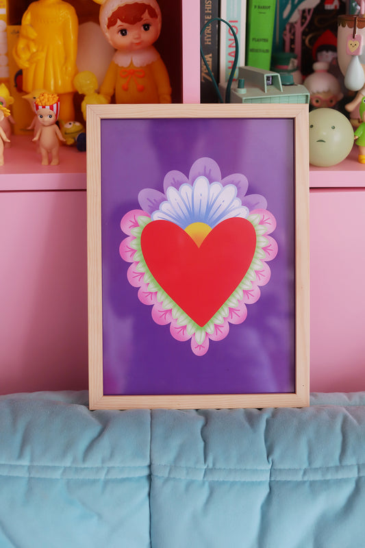 Affiche  Ex-voto Marguerite – Illustration Poulette Magique