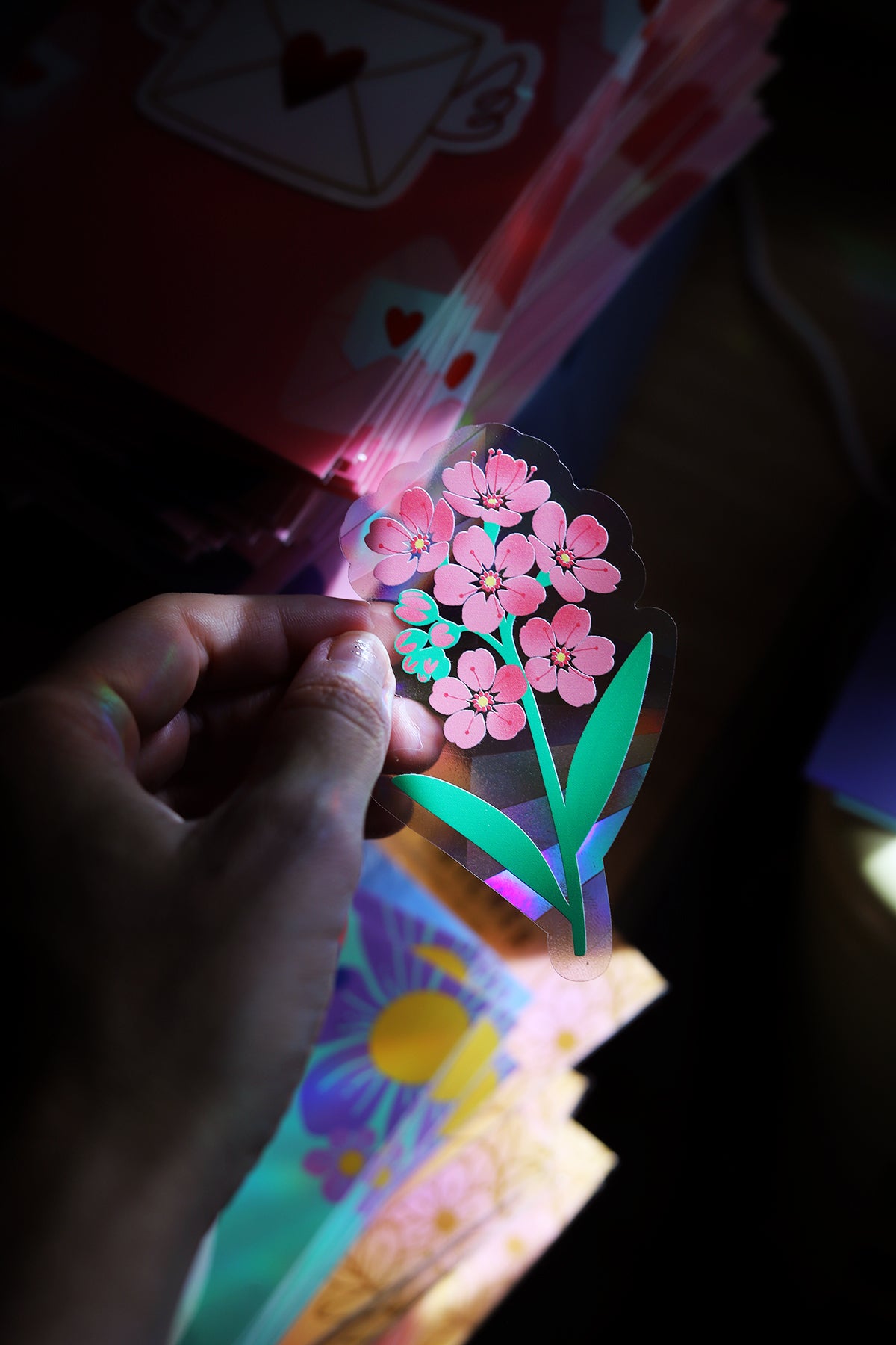 Sticker suncatcher Sakura – Attrape-soleil pour fenêtre (Copie)