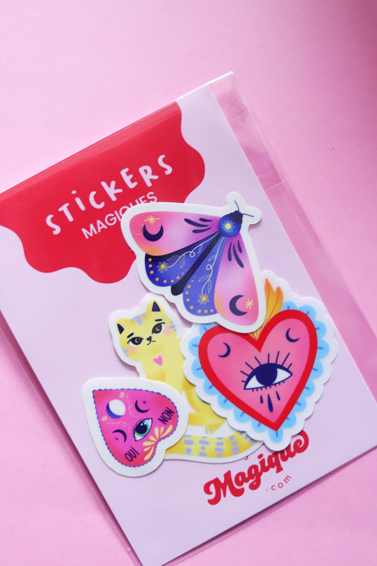 Lot de stickers Chatman de Shop Magique, collection colorée de stickers avec le personnage Chatman pour décoration et loisirs créatifs.