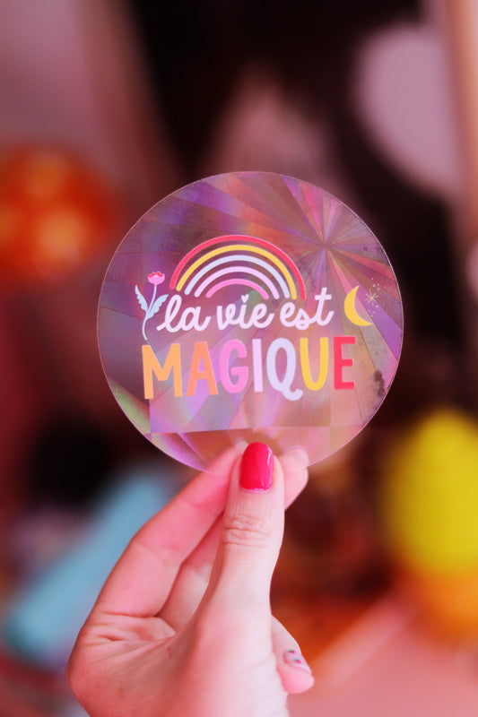Suncatcher "La vie est magique" - Shop Magique