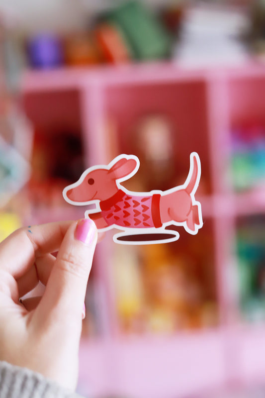 Sticker Transparent Teckel