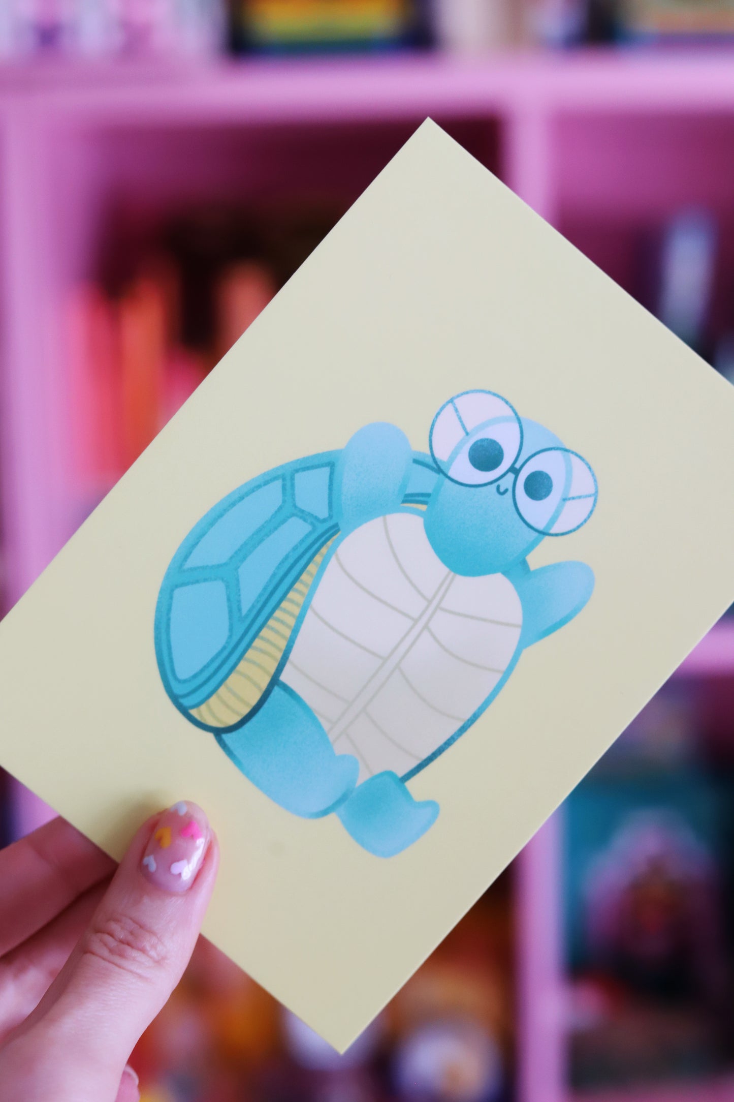 Carte postale tortue