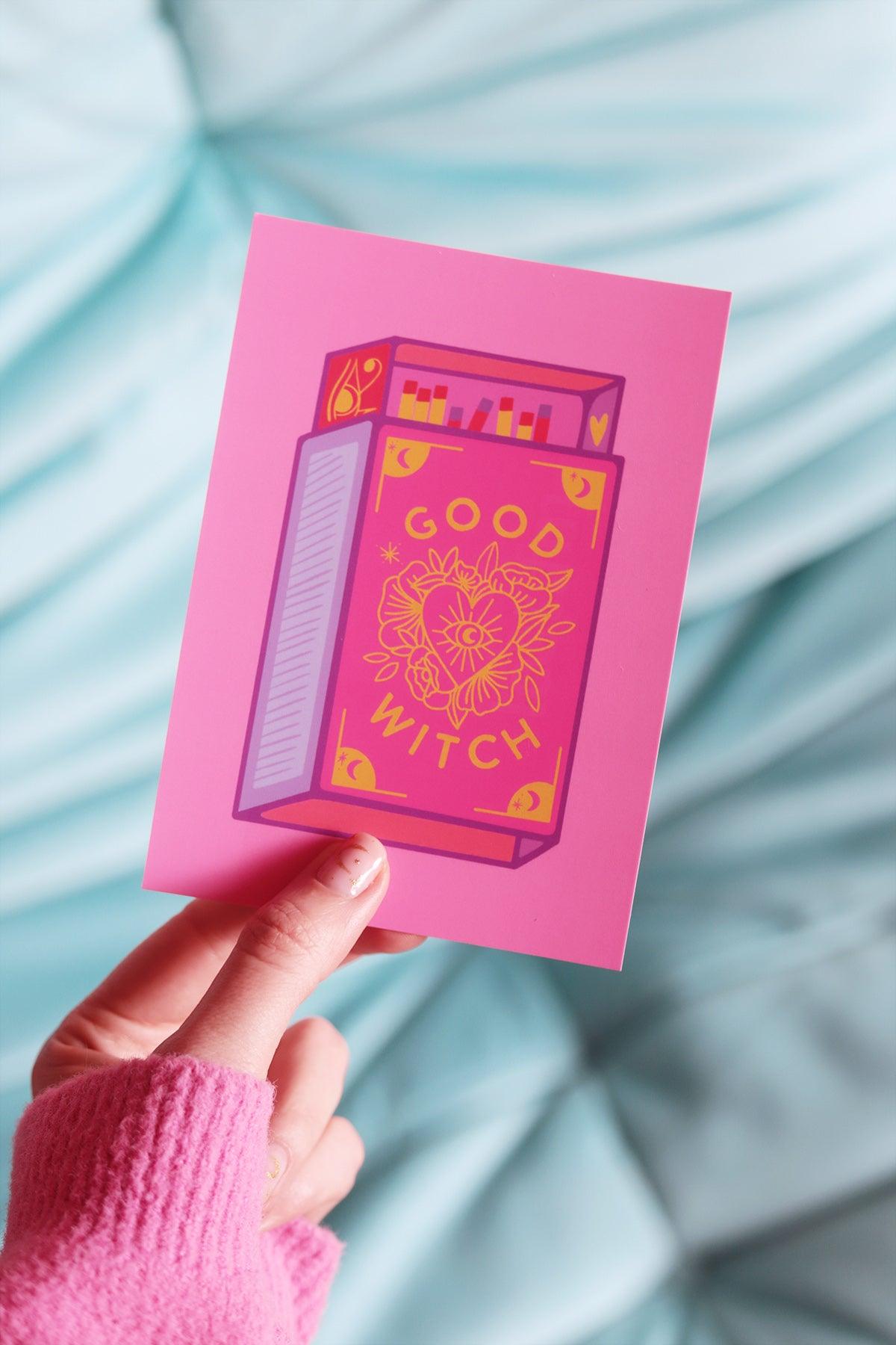 Carte postale GOOD WITCH - Shop Magique